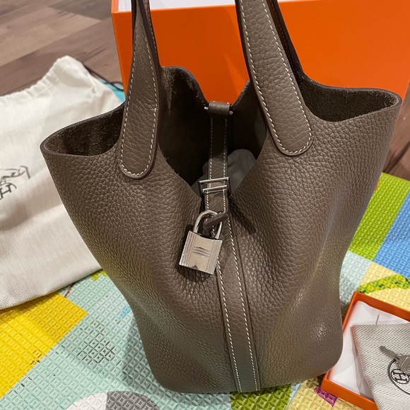 Beautiful Picotin❤️Hermès Made in France - Picture 4 of 7